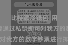 比特派冷钱包 用户只需要通过私钥即可对我方的数字钞票进行抑遏