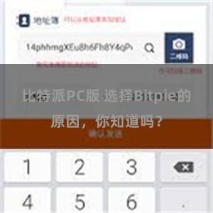 比特派PC版 选择Bitpie的原因，你知道吗？