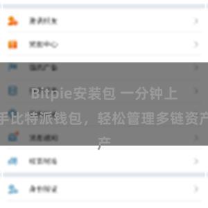 Bitpie安装包 一分钟上手比特派钱包，轻松管理多链资产