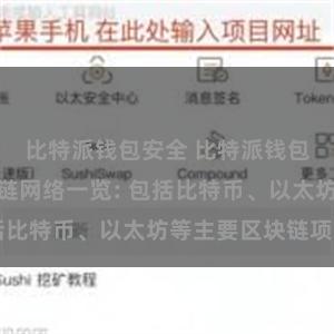 比特派钱包安全 比特派钱包支持的区块链网络一览: 包括比特币、以太坊等主要区块链项目