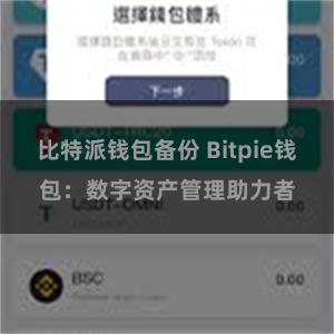 比特派钱包备份 Bitpie钱包：数字资产管理助力者