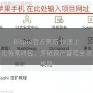 Bitpie官方更新 快速上手比特派钱包，多链资产管理全攻略