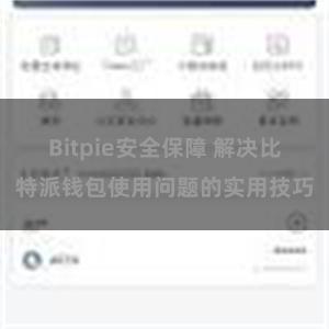 Bitpie安全保障 解决比特派钱包使用问题的实用技巧