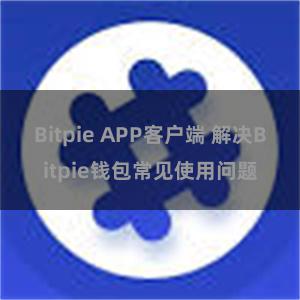 Bitpie APP客户端 解决Bitpie钱包常见使用问题