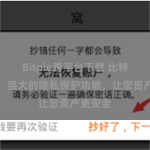 Bitpie跨平台下载 比特派钱包：强大的隐私保护功能，让您资产更安全