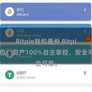 Bitpie钱包备份 Bitpie钱包：资产100%自主掌控，安全可靠。