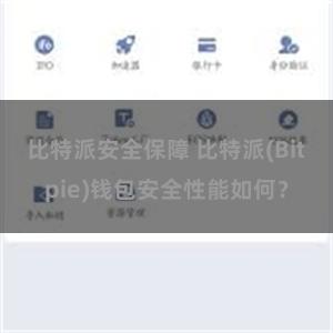 比特派安全保障 比特派(Bitpie)钱包安全性能如何？