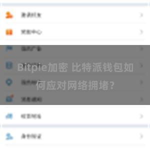 Bitpie加密 比特派钱包如何应对网络拥堵？