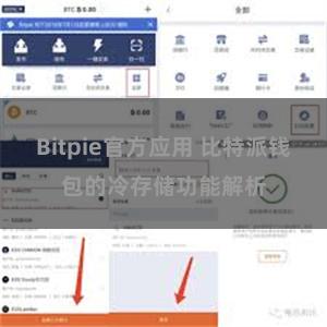 Bitpie官方应用 比特派钱包的冷存储功能解析