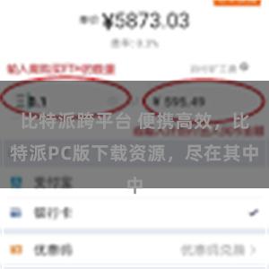 比特派跨平台 便携高效，比特派PC版下载资源，尽在其中
